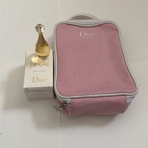 Jadore Dior perfume sample with pink Dior parfums bag